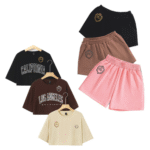 Oversized T-shirt + shorts